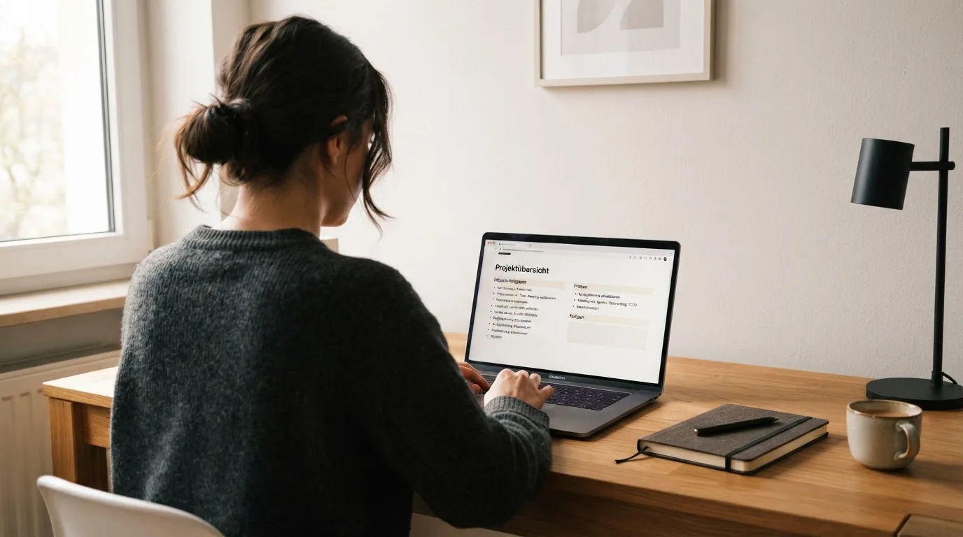 Person am Laptop liest eine Übersichtsseite zu Glücksspielen im Internet — 150 freispiele ohne einzahlung